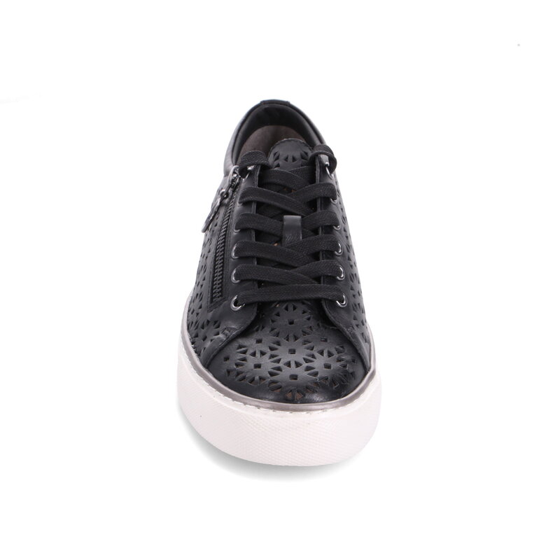ZIERA ZIERA PANDOE BLACK WHITE SOLE LEATHER