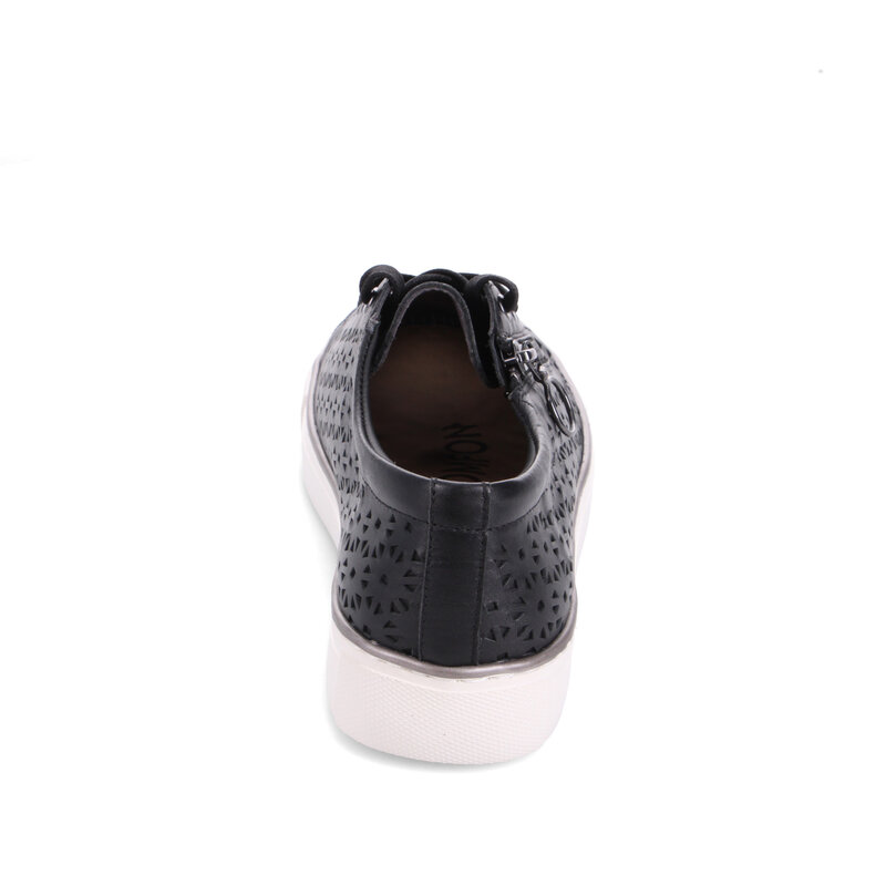 ZIERA ZIERA PANDOE BLACK WHITE SOLE LEATHER