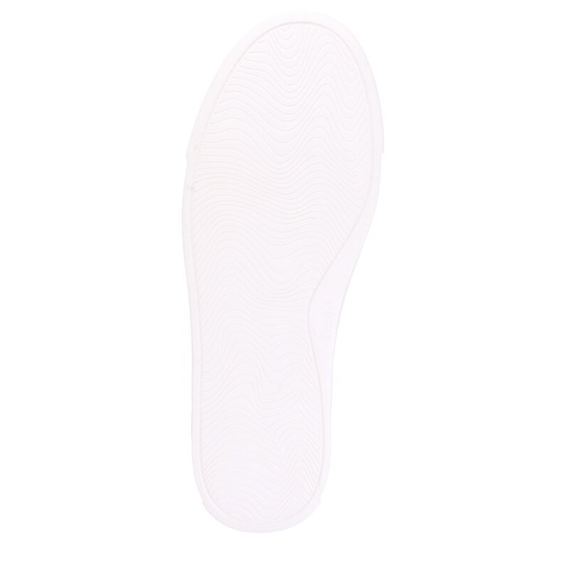 ZIERA ZIERA PANDOE SNEAKER LACE UP SIDE ZIP WHITE LEATHER