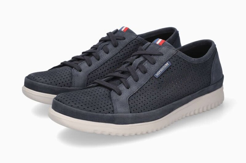 MEPHISTO MEPHISTO TOM PERF MEN LACE UP NAVY