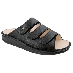 FINN COMFORT FINN COMFORT KORFU SANDAL BLACK BISON