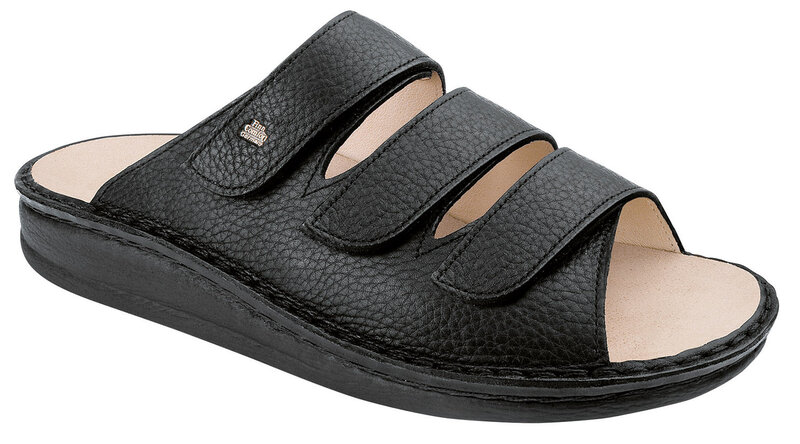 FINN COMFORT FINN COMFORT KORFU SANDAL BLACK BISON