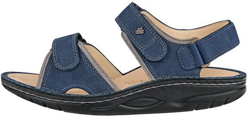 FINN COMFORT FINN COMFORT YUMA ROCKER SANDAL LAKE/GREY NUBUCK BEARRENO