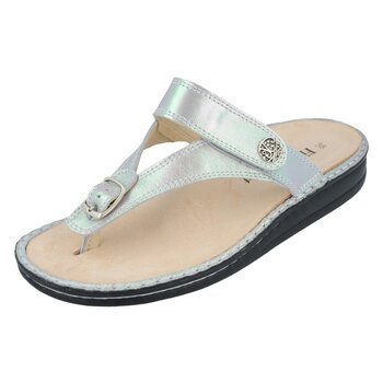 FINN COMFORT FINN COMFORT ALEXANDRIA SOFT THONG ARGENTO IRIDE