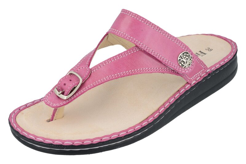 FINN COMFORT FINN COMFORT ALEXANDRIA SOFT THONG PINK NUBE