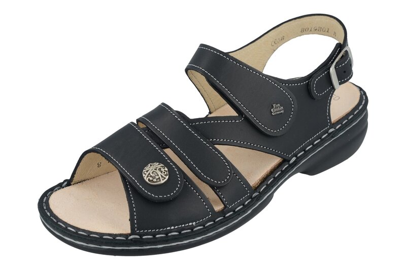 FINN COMFORT FINN COMFORT GOMERA SANDAL BLACK SIRIO