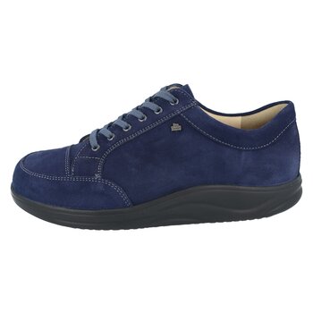 FINN COMFORT FINN COMFORT HUELVA SNEAKER LACE UP INDIGO VELOUR