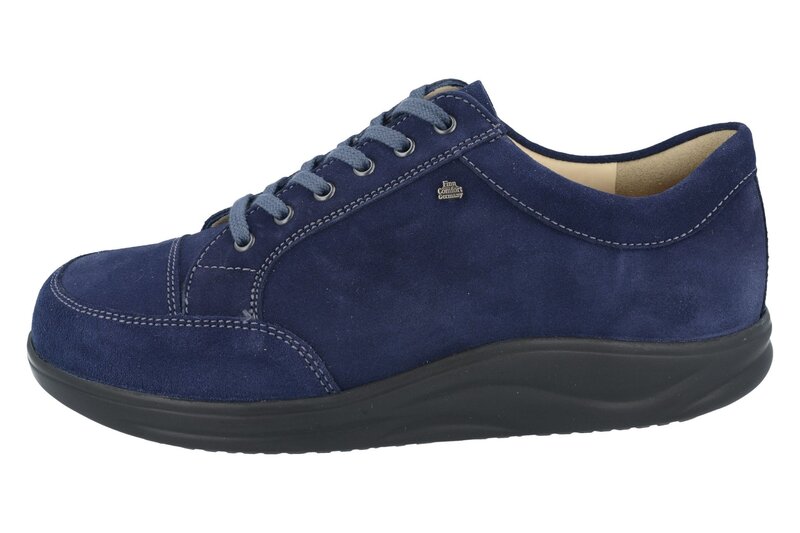 FINN COMFORT FINN COMFORT HUELVA SNEAKER LACE UP INDIGO VELOUR