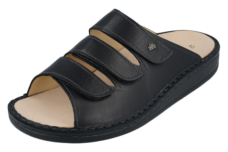 FINN COMFORT FINN COMFORT KORFU SANDAL BLACK NEYMAR