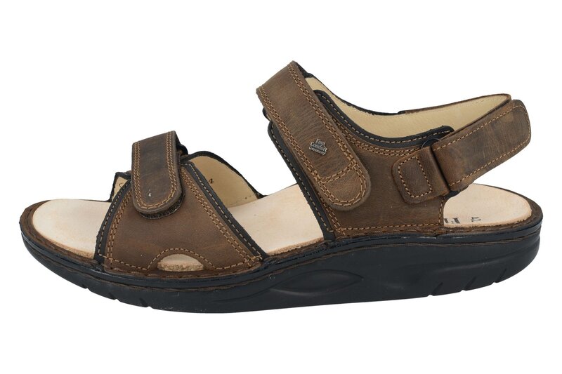FINN COMFORT FINN COMFORT YUMA ROCKER SANDAL BARREL BLACK ANTIK BUGGY