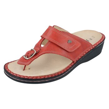 FINN COMFORT FINN COMFORT PHUKET THONG SANDAL RED KENNEDY
