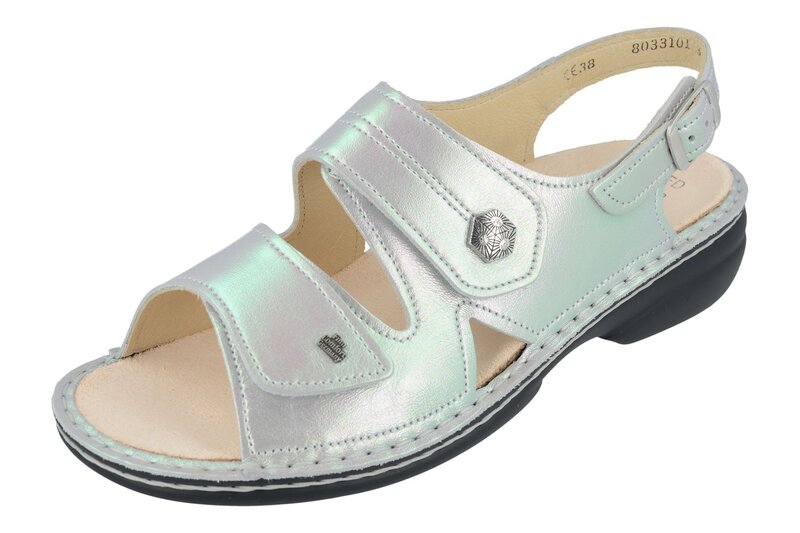 FINN COMFORT FINN COMFORT MILOS SANDAL ARGENTO IRIDE