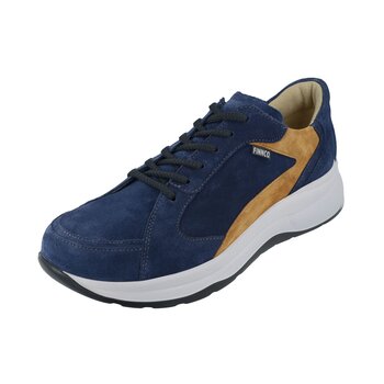FINN COMFORT FINN COMFORT PICCADILLY SNEAKER LACE UP INDIGO/MIEL VELOUR