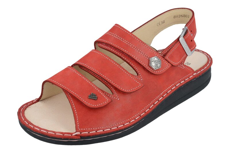 FINN COMFORT FINN COMFORT JUIST SANDAL SOFT RED KENNEDY