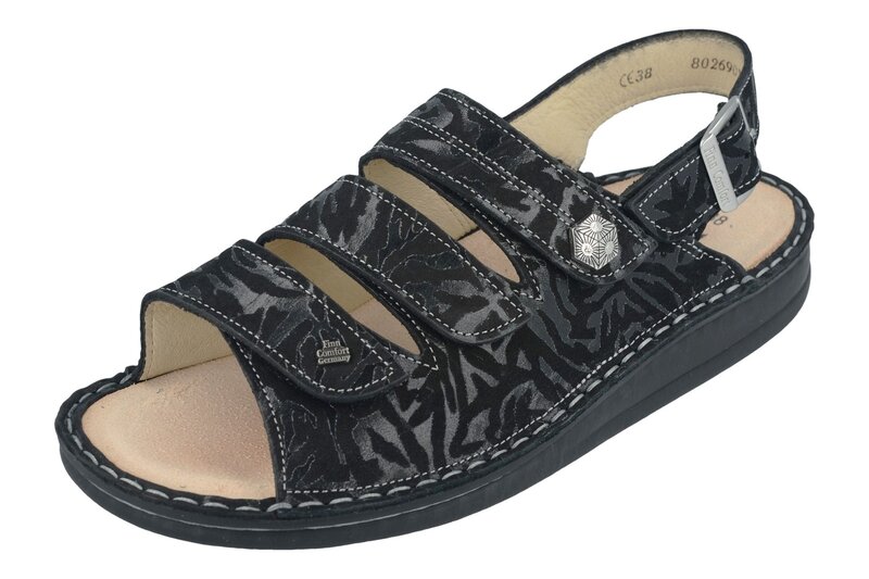 FINN COMFORT FINN COMFORT JUIST SANDAL SOFT BLACK DELIZIA