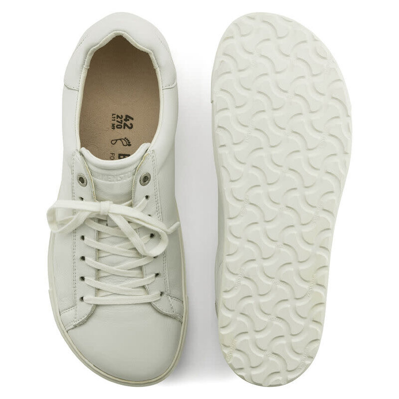 BIRKENSTOCK BIRKENSTOCK BEND LOW SNEAKER LACE UP WHITE LEATHER