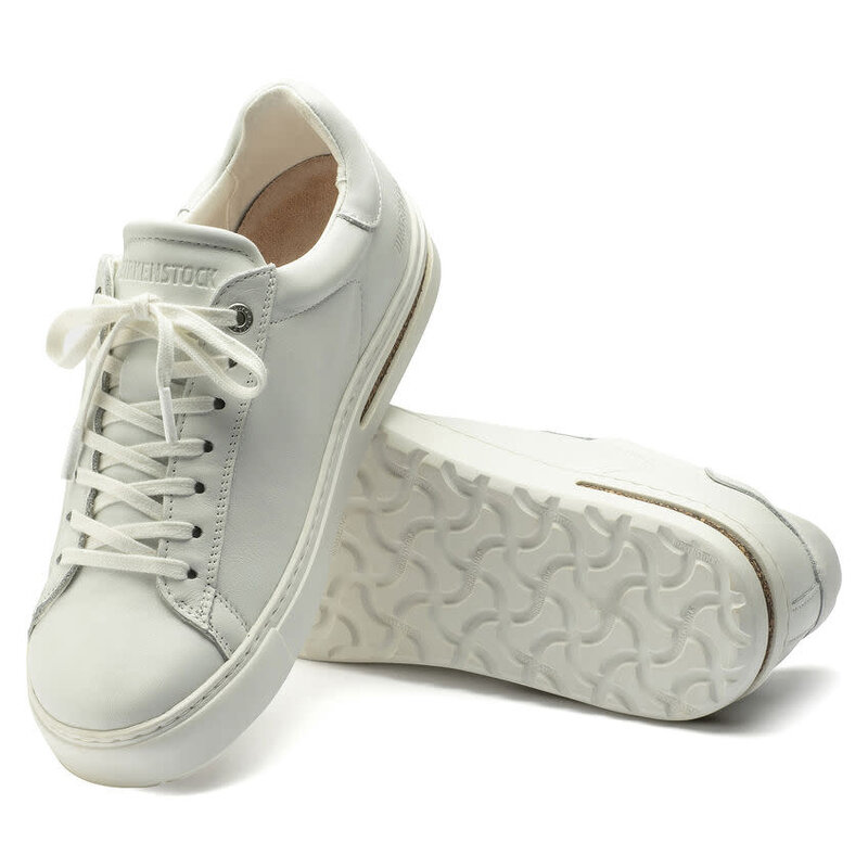 BIRKENSTOCK BIRKENSTOCK BEND LOW SNEAKER LACE UP WHITE LEATHER
