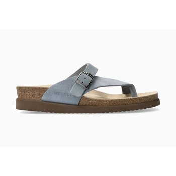 MEPHISTO MEPHISTO HELEN THONG SANDAL SEA BLUE SUEDE