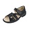 FINN COMFORT FINN COMFORT BIELLA CLOSED HEEL SANDAL SOFT BLACK NAPPA