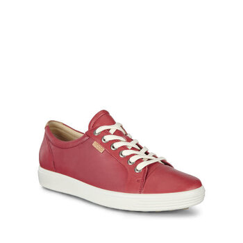 ECCO ECCO SOFT 7 W SNEAKER LACE UP CHILI RED