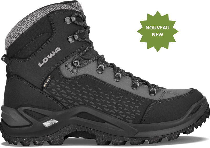 LOWA LOWA RENEGADE WARM GTX MID MENS BLACK/GREY