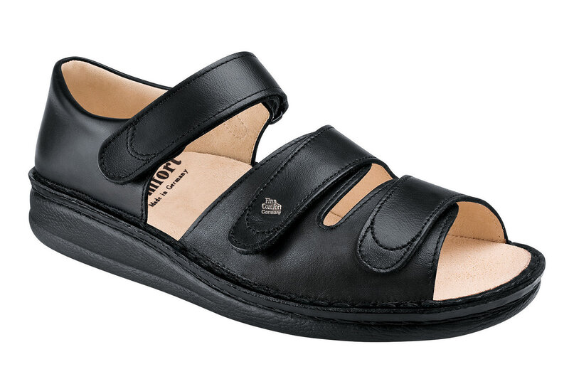 FINN COMFORT FINN COMFORT- BALTRUM- BLACK NAPPA