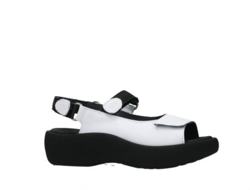 WOLKY WOLKY JEWEL SANDAL WHITE SMOOTH LEATHER