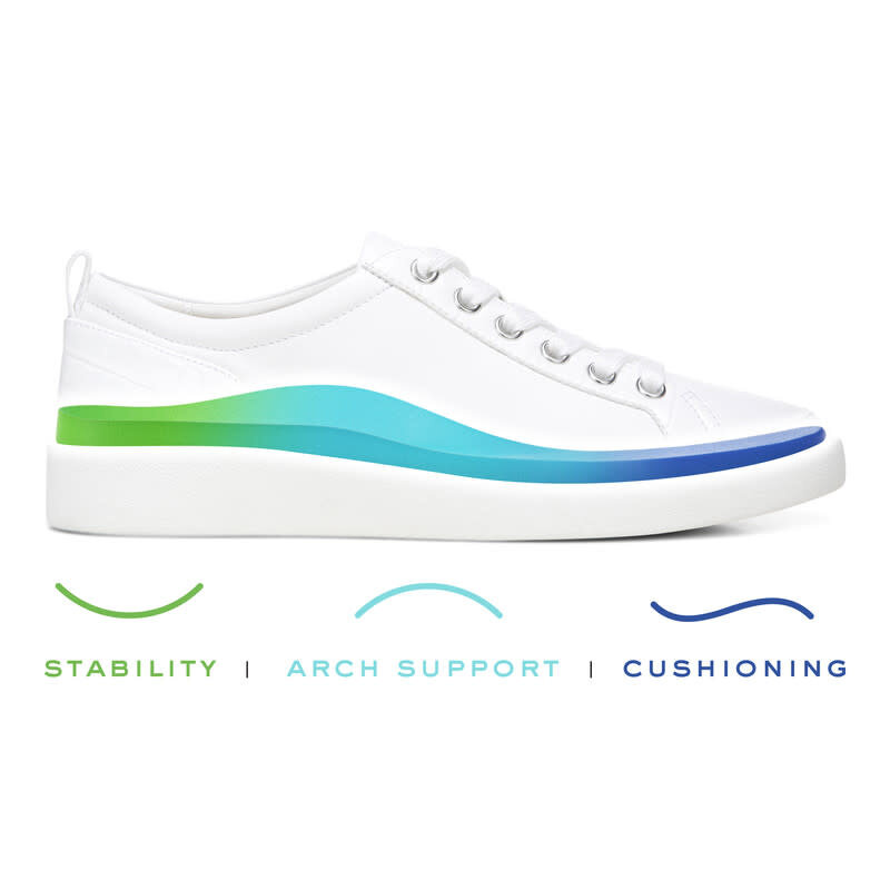 VIONIC VIONIC WINNY SNEAKER LACE UP WHITE