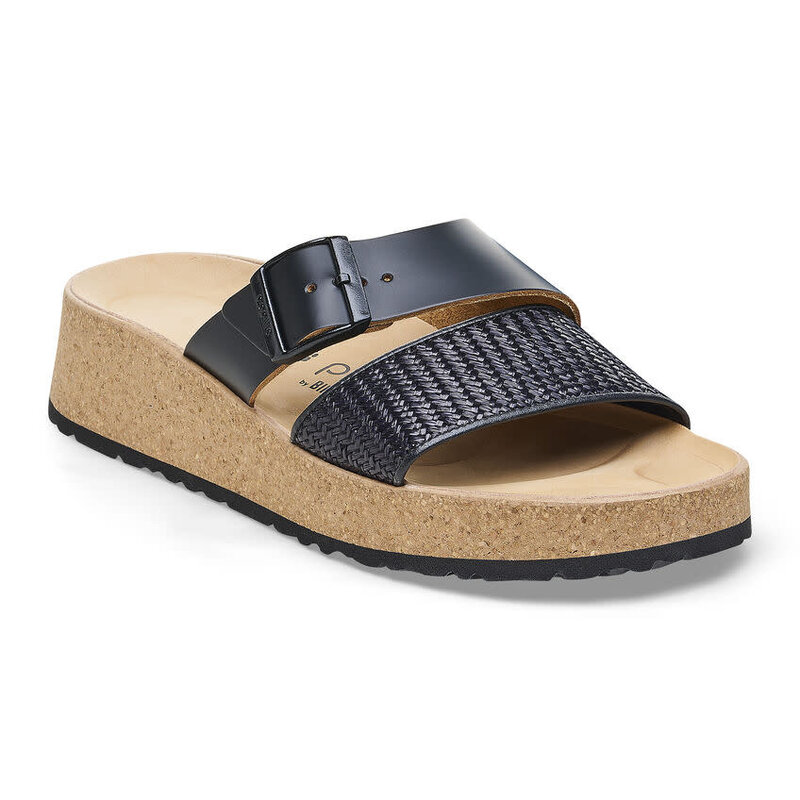 BIRKENSTOCK BIRKENSTOCK ALMINA NU BLACK RAFFIA