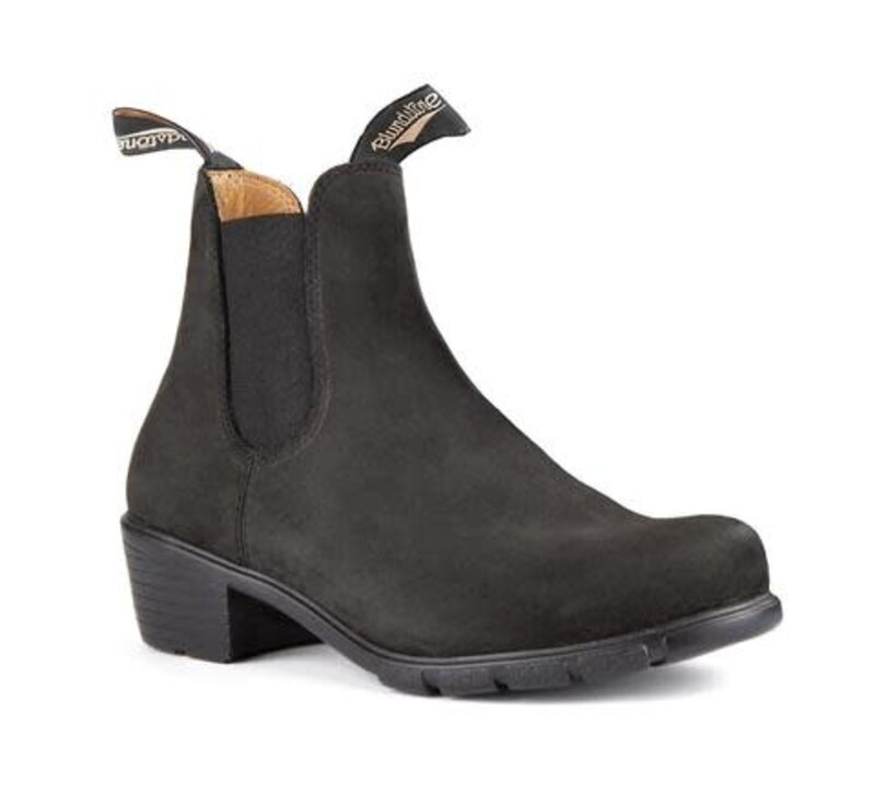 BLUNDSTONE D- BLUNDSTONE  1960  WOMEN'S SERIES HEEL  BLACK NUBUCK