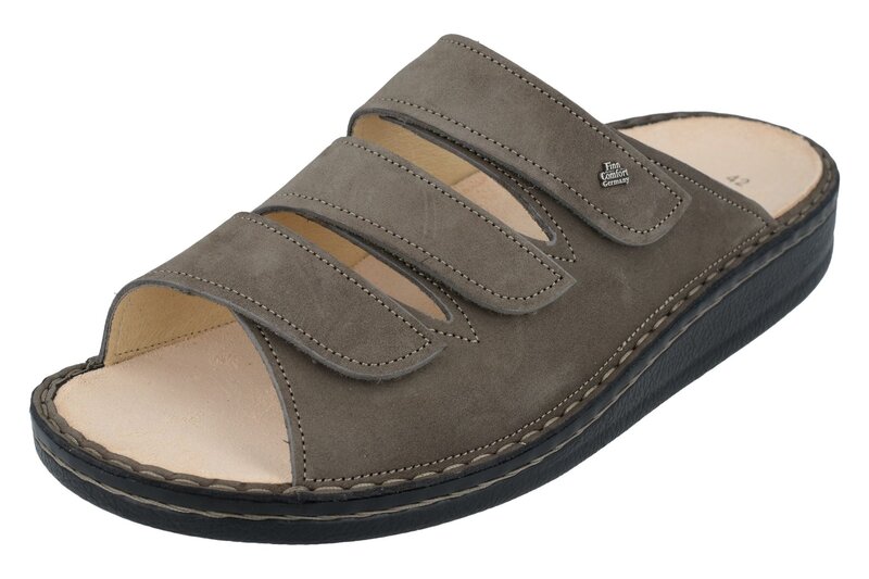 FINN COMFORT FINN COMFORT KORFU SANDAL ELEPHANTE NUBUCK
