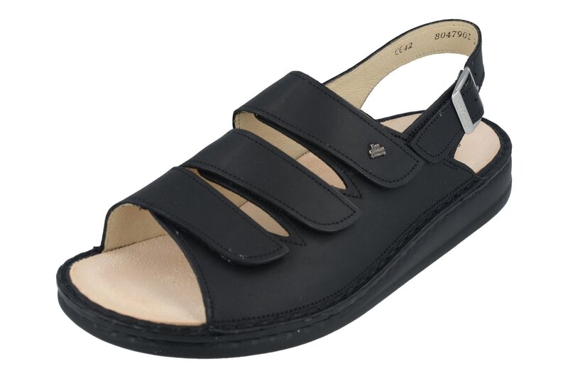 FINN COMFORT FINN COMFORT SYLT SANDAL BLACK SIRIO