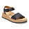 BIRKENSTOCK BIRKENSTOCK GLENDA BLACK RAFFIA LEATHER