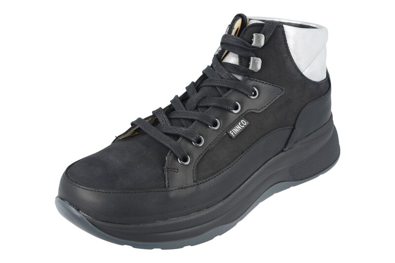 FINN COMFORT FINN COMFORT DAYTONA BOOT BLACK/ARGENTO NAPPA