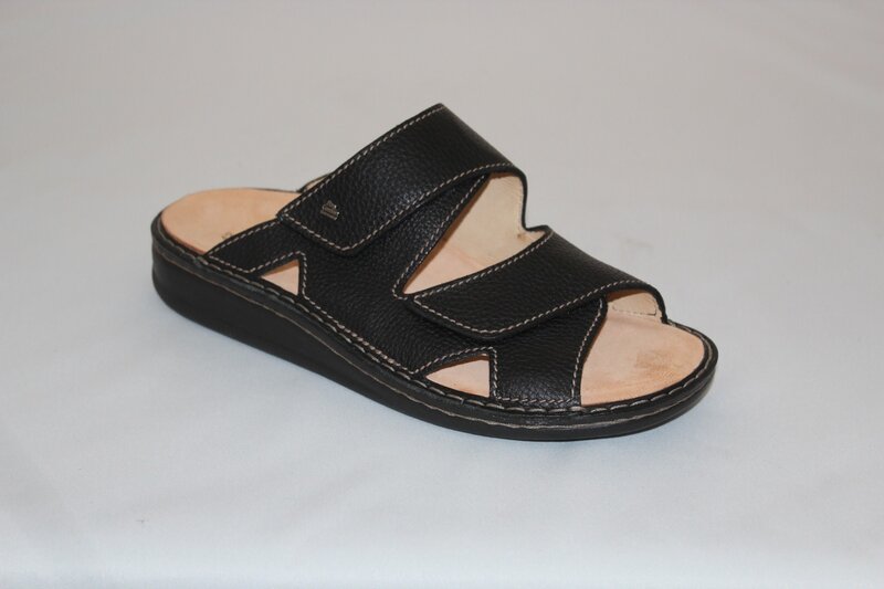 FINN COMFORT FINN COMFORT DANZIG SOFT SLIDE BLACK BISON