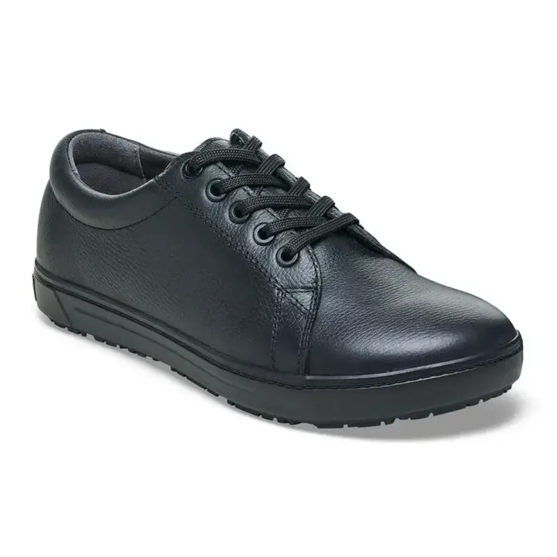 BIRKENSTOCK BIRKENSTOCK PROFESSIONAL QO500 BLACK/BLACK LEATHER NON-SLIP