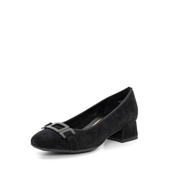 ARA SHOES ARA SHOES GALLANT 2 PUMP BLACK SUEDE