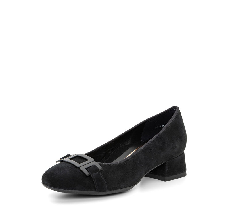 ARA SHOES ARA SHOES GALLANT 2 PUMP BLACK SUEDE