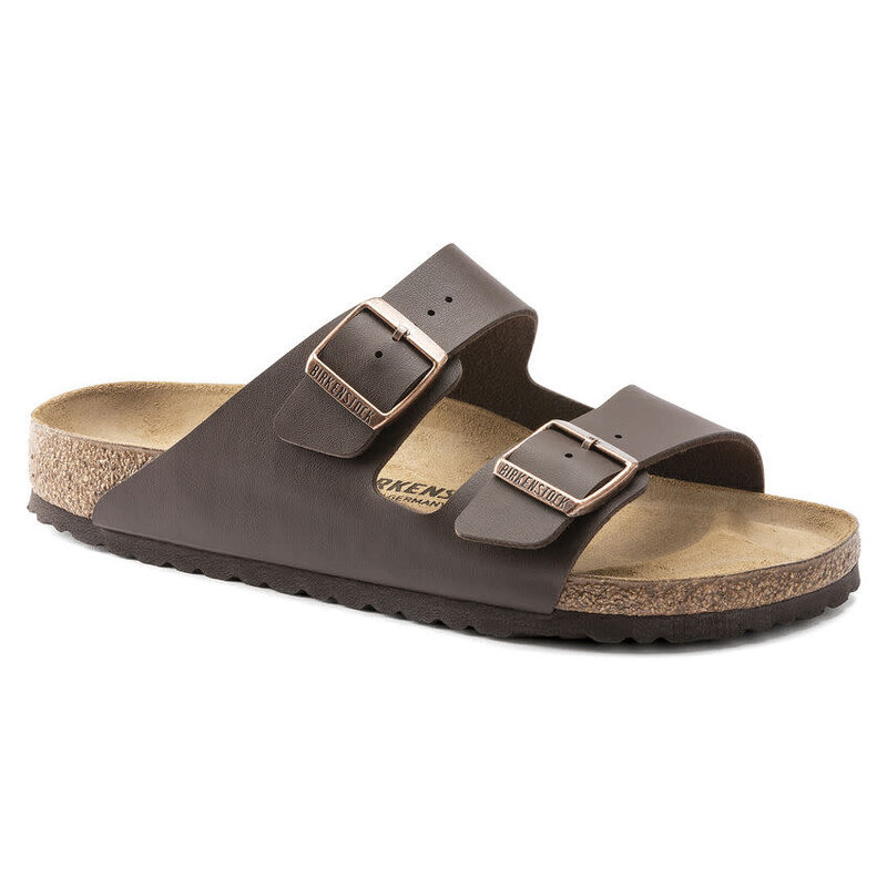 BIRKENSTOCK BIRKENSTOCK - ARIZONA BIRKO FLOR DARK BROWN