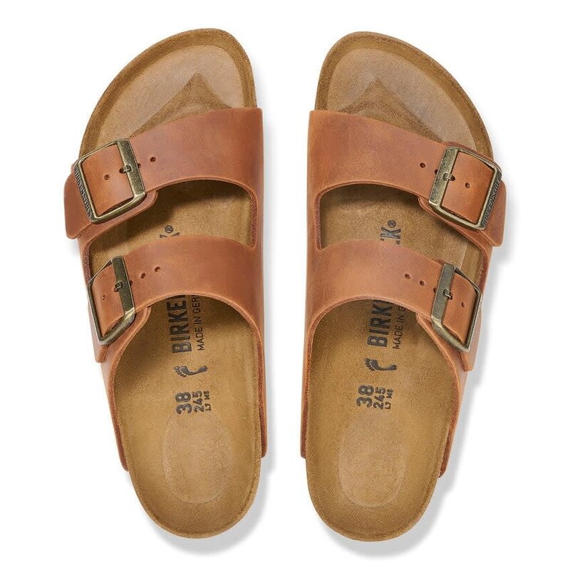 BIRKENSTOCK BIRKENSTOCK- ARIZONA COGNAC OILED LEATHER