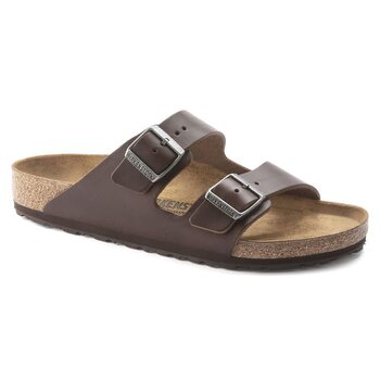 BIRKENSTOCK BIRKENSTOCK ARIZONA GRIP VINTAGE WOOD ROAST LEATHER