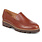 VIONIC VIONIC CHARM KENSLEY BROWN LEATHER LOAFER