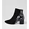 ZIERA ZIERA VEYDA BOOT BLACK WHITE FLOWER