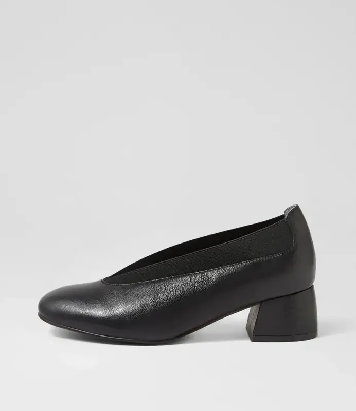 ZIERA ZIERA ZULIMA BLACK LEATHER