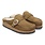 BIRKENSTOCK BIRKENSTOCK BUCKLEY SHEARLING SUEDE LEATHER DARK TEA