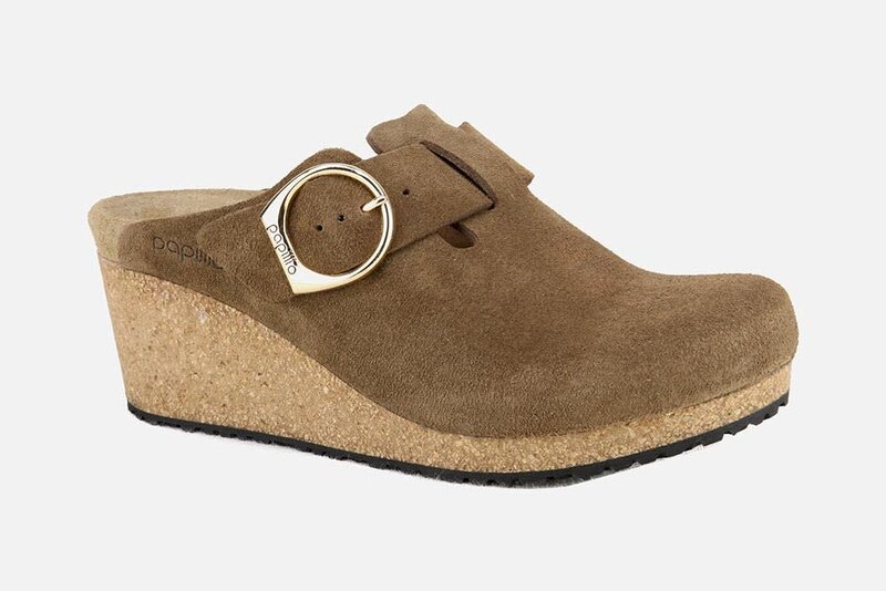 BIRKENSTOCK BIRKENSTOCK FANNY RING BUCKLE DARK TEA SUEDE