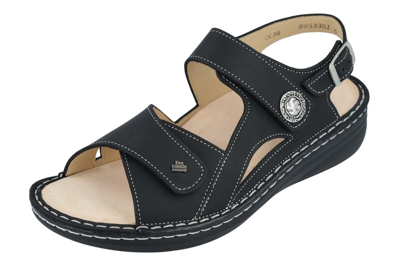 FINN COMFORT FINN COMFORT BARBUDA MELLOW SOFT BLACK SIRIO