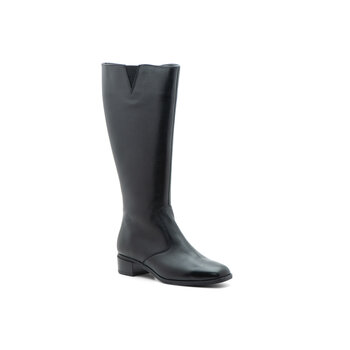 ARA SHOES ARA SHOES GRANTHAM RIDING BOOT BLACK LEATHER