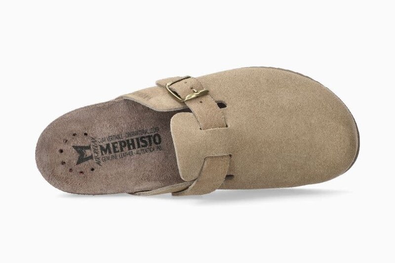MEPHISTO MEPHISTO HALINA WARM GREY SANDVEL SUEDE LEATHER