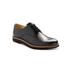 SAMUEL HUBBARD FOUNDER OXFORD BLACK LEATHER